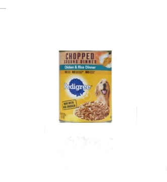 PEDIGREE CHOPPED CHICKEN AND RICE DINNER