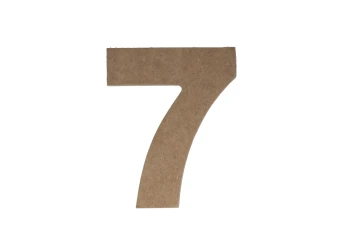 7 WOODEN NUMBER