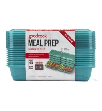 BLUE MEAL PREP CONTAINER 10 PACK