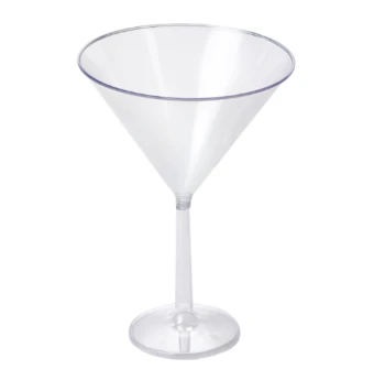 PLASTIC MARTINI CUP 6.9 X 8 CM 12 PACK