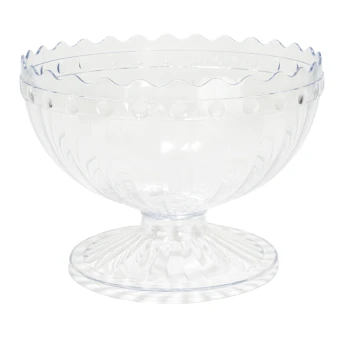 PLASTIC FRUIT BOWL 7 X 5.5 INCH