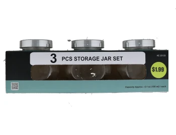 3 PCS STORAGE JAR SET