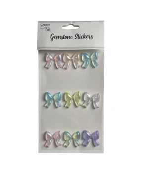 BOW GEMSTONE STICKERS