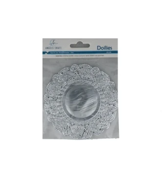 SILVER DOILIES 4 INCH 30 COUNT