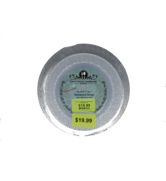 50 PC SILVER AND CLEAR PLATES