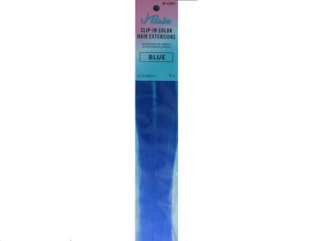 BLUE CLIP IN TINSEL HAIR EXTENSIONS