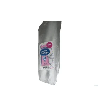 HEAVY DUTY PREMIUM CLEAR 40 CUPS 12 OZ