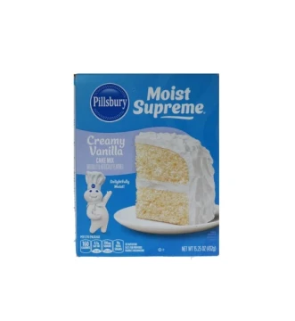PILLSBURY CREAMY VANILLA CAKE MIX