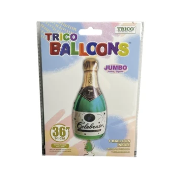 CHAMPAGNE 36 INCH MYLAR BALLOON