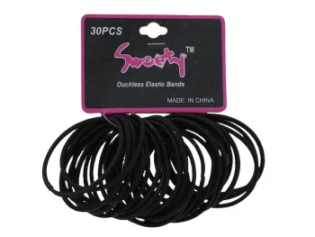 RUBBER BANDS BLACK 30PC