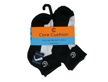 CORE CUSHION 6 PAIRS BOY SIZE 3-7 MEDIUM