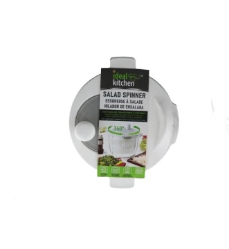 IDEAL KITCHEN SALAD SPINNER 360 DEGREES 8.1 x 5.5 x 4.7 inches