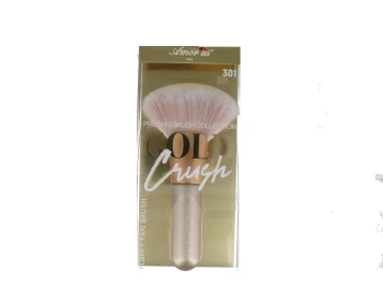 GOLD CRUSH FLUFFY FAN BRUSH