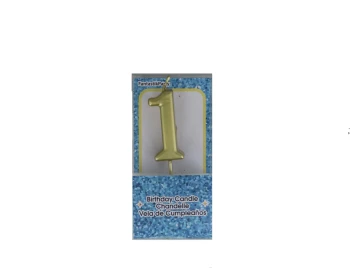 # 1 GOLD METALLIC CANDLE