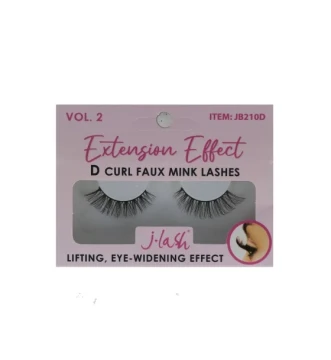 EXTENSION EFFECT D CURL FAUX MINK LASHES