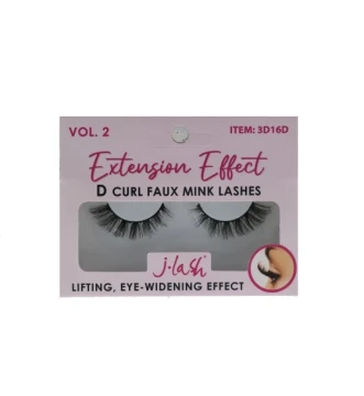 EXTENSION EFFECT D CURL FAUX MINK LASHES