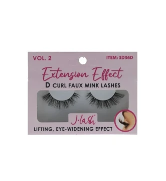 EXTENSION EFFECT D CURL FAUX MINK LASHES