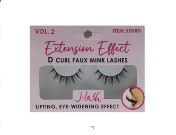 EXTENSION EFFECT D CURL FAUX MINK LASHES