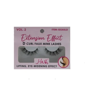 EXTENSION EFFECT D CURL FAUX MINK LASHES
