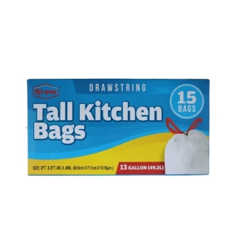 RI PAC TALL KITCHEN BAGS 15 CT 13 GALLOON