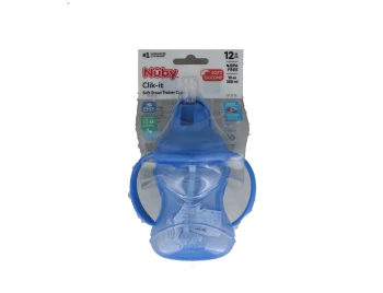 NUBY CLIK-IT SOFT STRAW TRAINER CUP