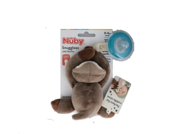 NUBY SNUGGLEEZ SILICONE PACIFIER