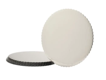 SILVER 14 INCH CAKE CIRCLES 6 PCS