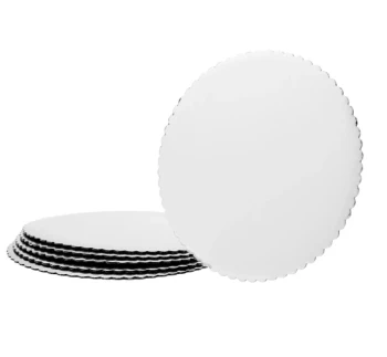 WHITE 14 INCH CAKE CIRCLES 6 PCS