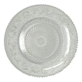 4 PACK PLASTIC PLATES 7 INCH