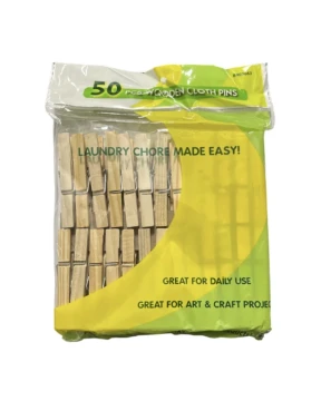 PACK WOODEN CLOTHING PIN