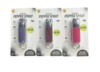 COMPACT KEYCHAIN PEPPER SPRAY
