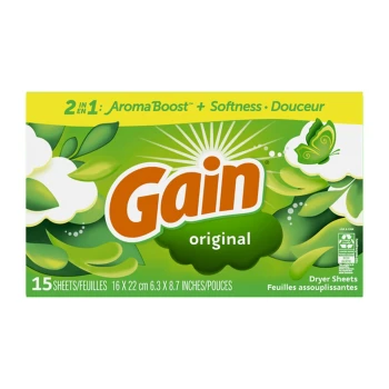 GAIN ORIGINAL DRYER SHEETS 15
