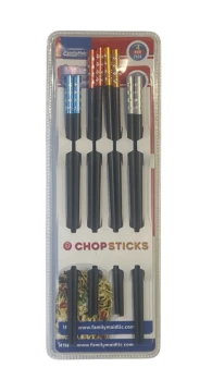 CHOPSTICKS 4 PAIR. PACK 9.45 INCH