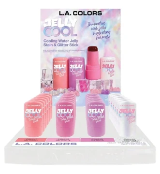 JELLY COOL BLUSH TINT AND GLITTER STICK DISPLAY ddd