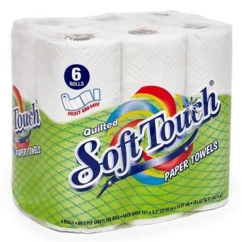 SOFT TOUCH PAPER TOWELS 6 PACK