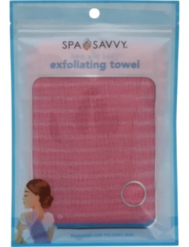 SPA SAVY BATH AND BODY EXFOLIATING TOWL