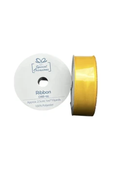 1IN X 10 YARDS RIBBON YELLOW