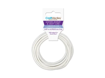 LEATHER CORD 2MM ROUND NATURAL XXX