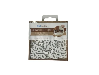 MINI LETTER BOX SET 104PC WHITE