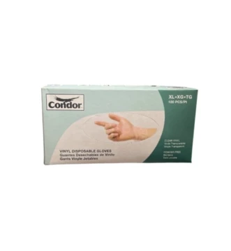 (XL) VINYL DISPOSABALE GLOVES