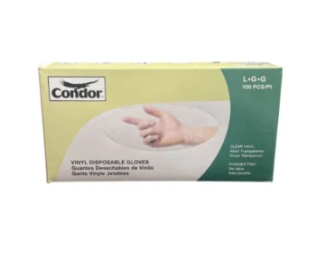 (L) VINYL DISPOSABALE GLOVES