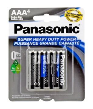 PANASONIC TRIPLE AAA BATTERIES