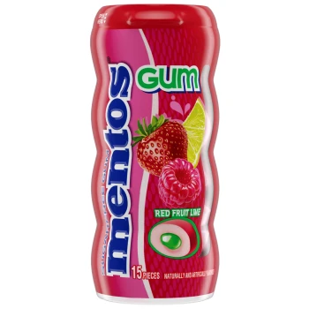 MENTOS GUM RED FRUIT LIME