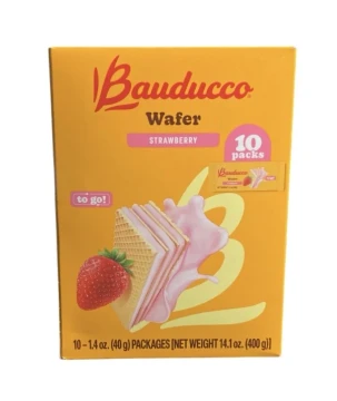 10PC. STRAWBERRY WAFERS