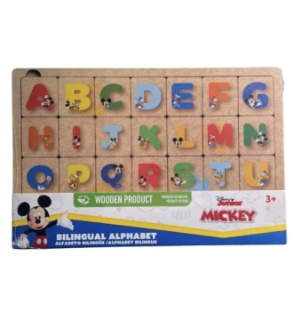 MICKEY MOUSE PUZZLE ALPHABET