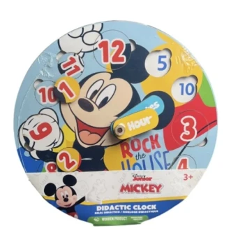 MICKEY MOUSE DIDACTIC CLOCK