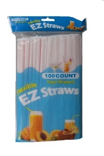 EZ PAPER STRAW 100 COUNT