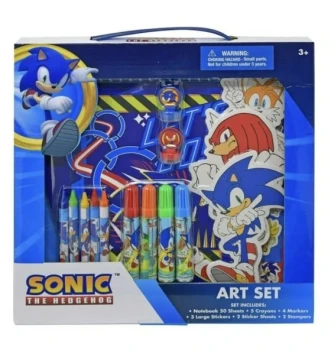 SONIC THE HEDGEHOG ART SET