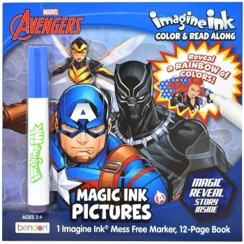 MARVEL AVENGERS IMAGINE INK COLOR AND READ ALONG