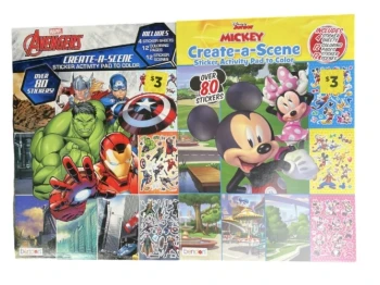 DISNEY JUNIOR MICKEY MOUSE CREATE A SCENE ACTIVITY PAD